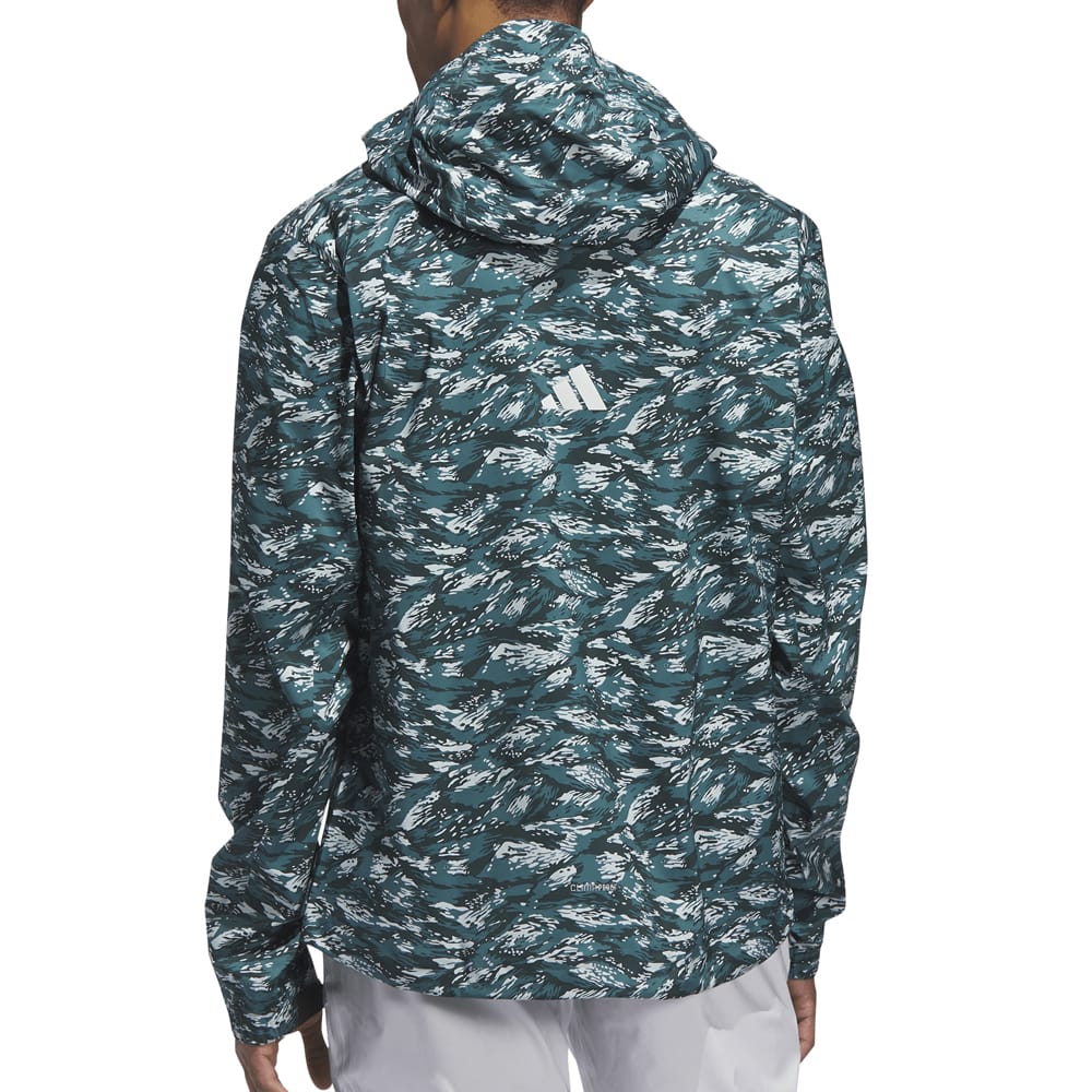 adidas Ultimate365 Tour CLIMAPROOF+ Parka Waterproof Jacket - Preloved Teal