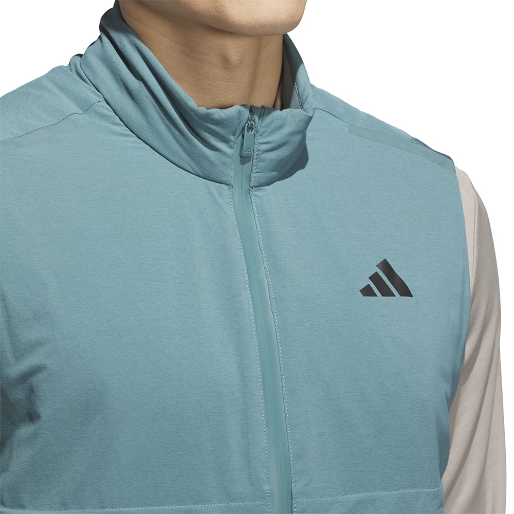 adidas Ultimate365 Tour Frostguard Full-Zip Vest - Preloved Teal