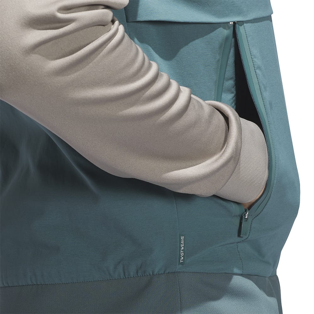 adidas Ultimate365 Tour Frostguard Full-Zip Vest - Preloved Teal