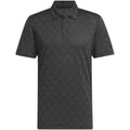 adidas Ultimate365 Tour HEAT.RDY Jacquard Polo Shirt - Black