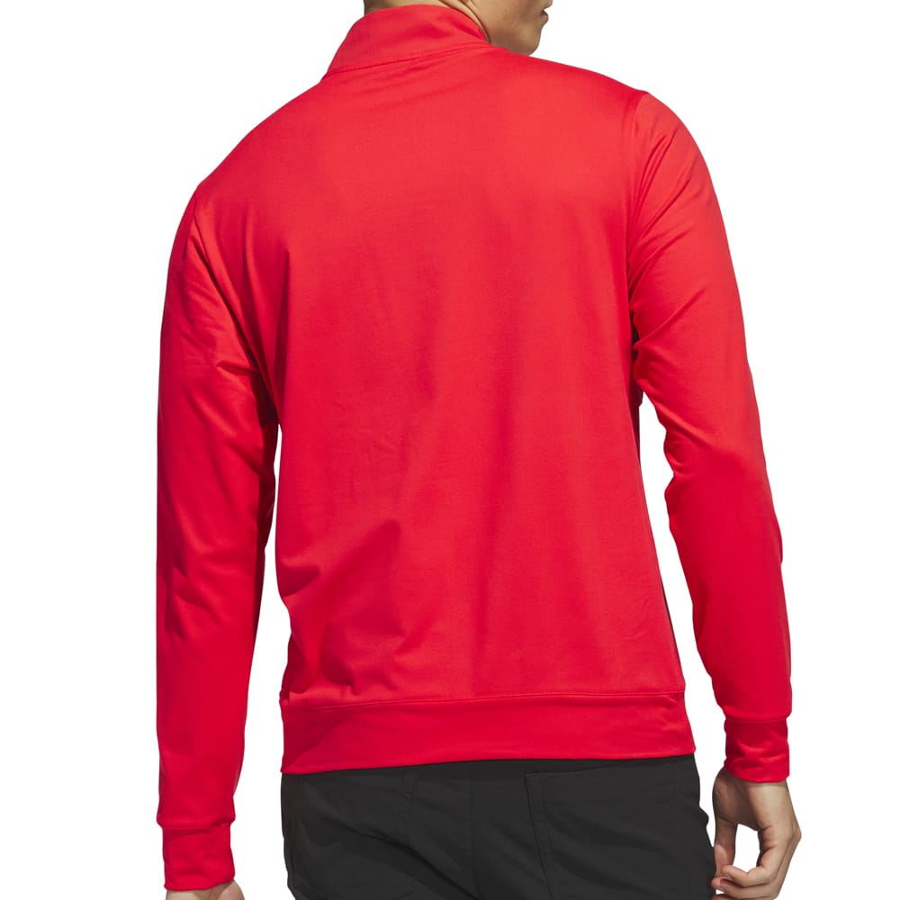 adidas Ultimate365 Tour 1/4 Zip Pullover - Pure Ruby