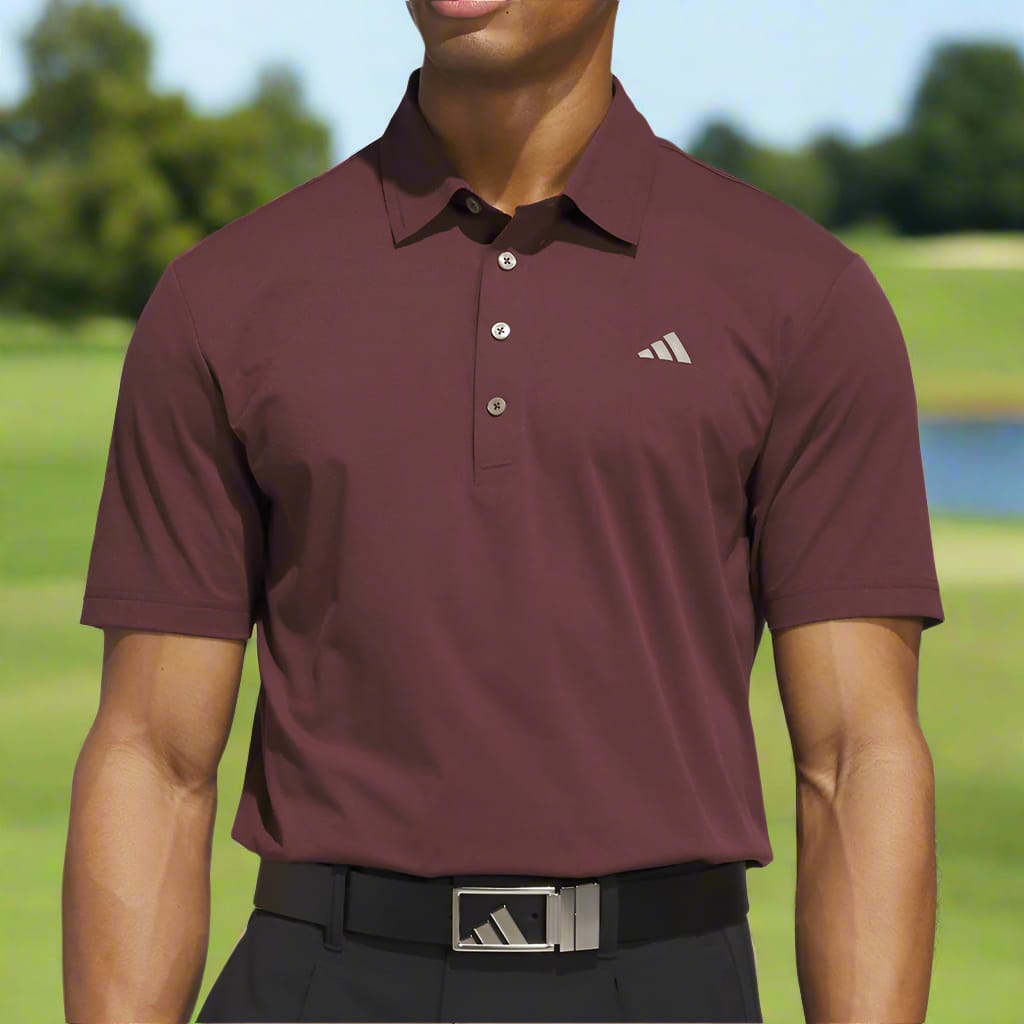 adidas Ultimate365 Tour Twistknit LC Polo Shirt - Aurora Ruby