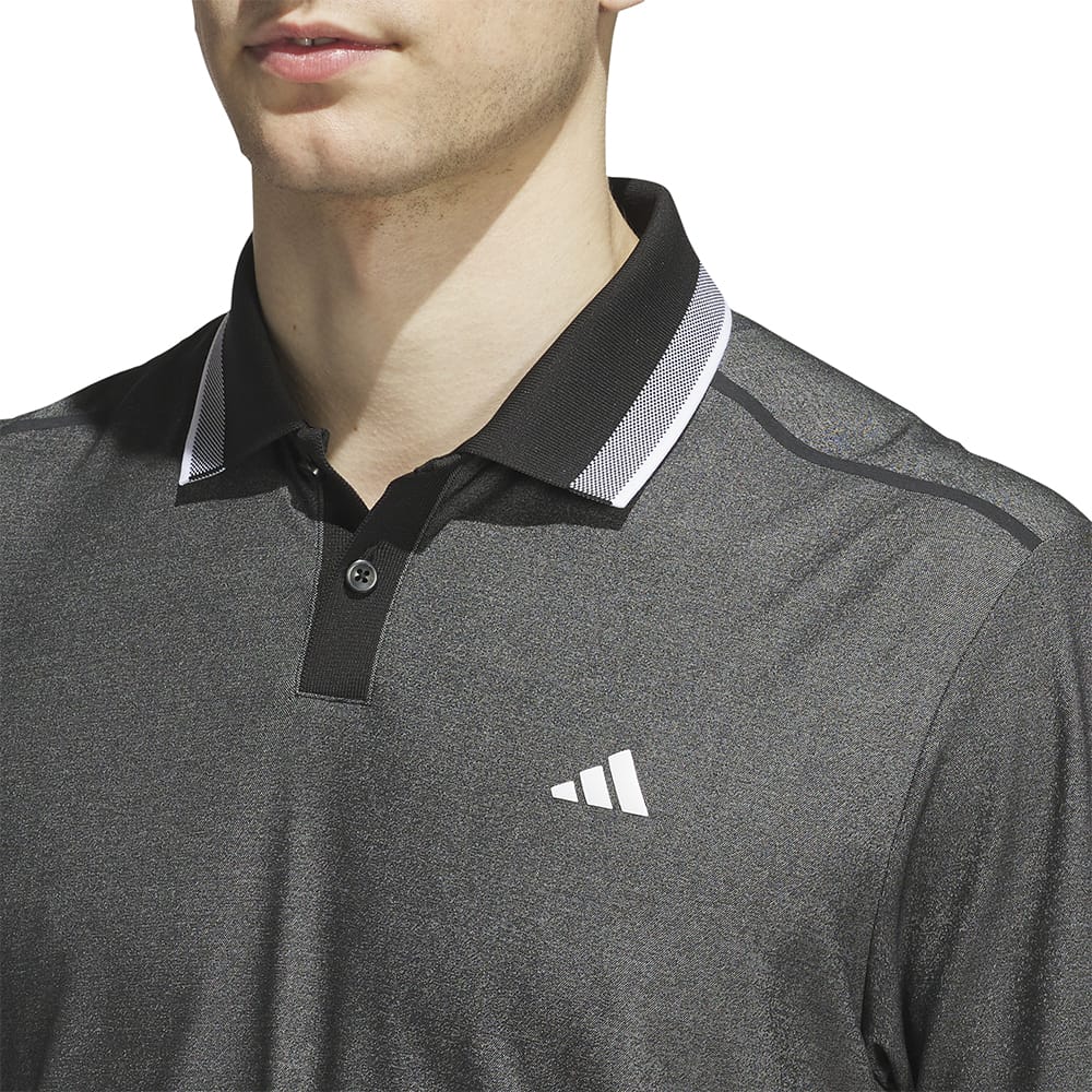 adidas Ultimate365 Tour Twistknit Pique Polo Shirt - Black