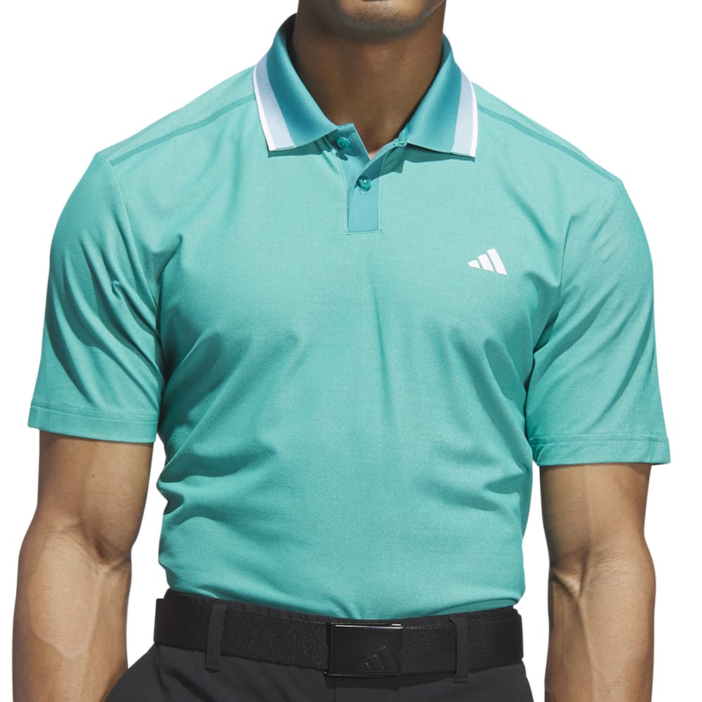 adidas Ultimate365 Tour Twistknit Pique Polo Shirt - Pure Teal
