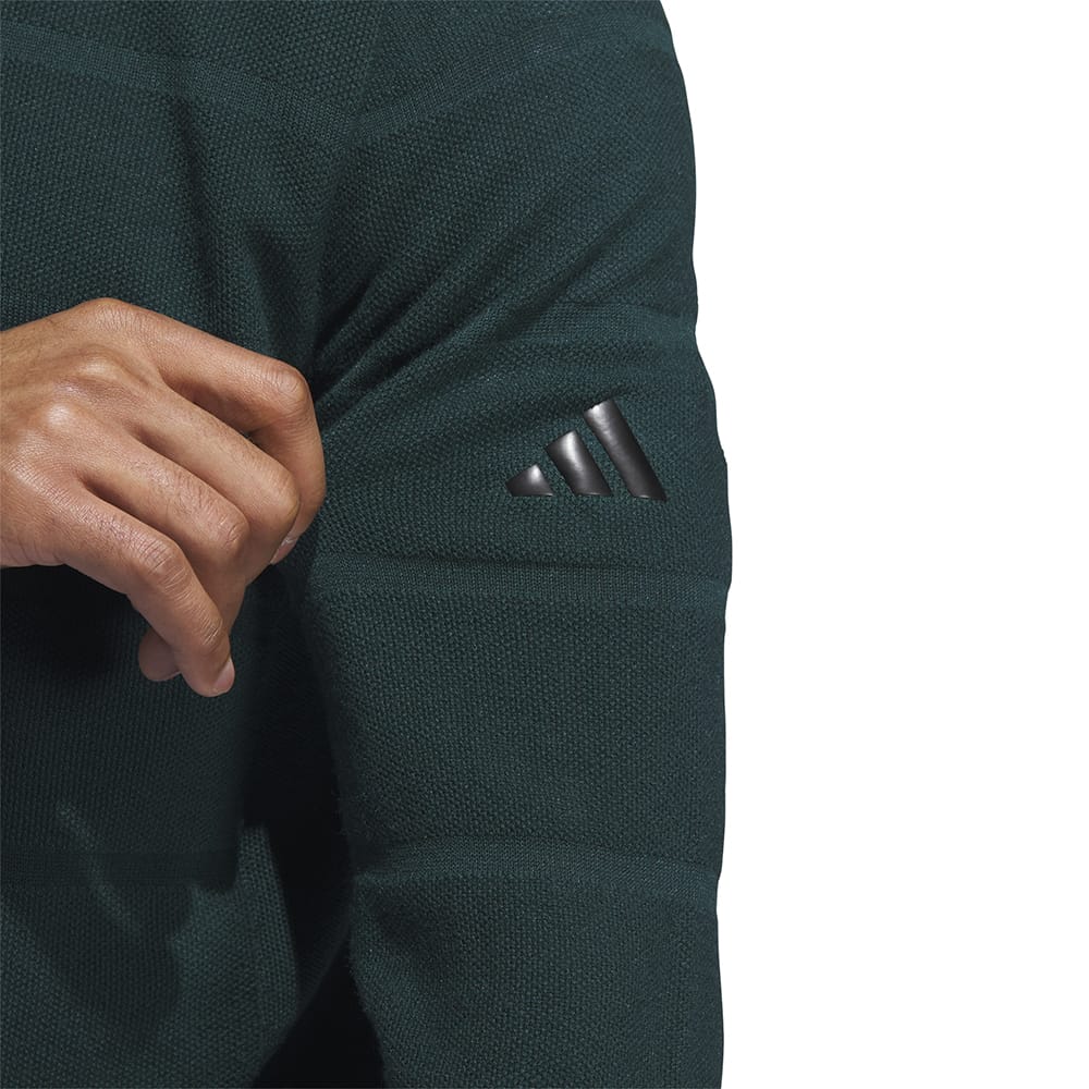adidas Ultimate365 Tour Wind Knit 1/4 Zip - Aurora Ivy