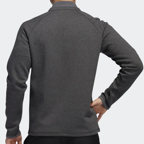 adidas Club 1/2 Zip Sweater - Black Heather