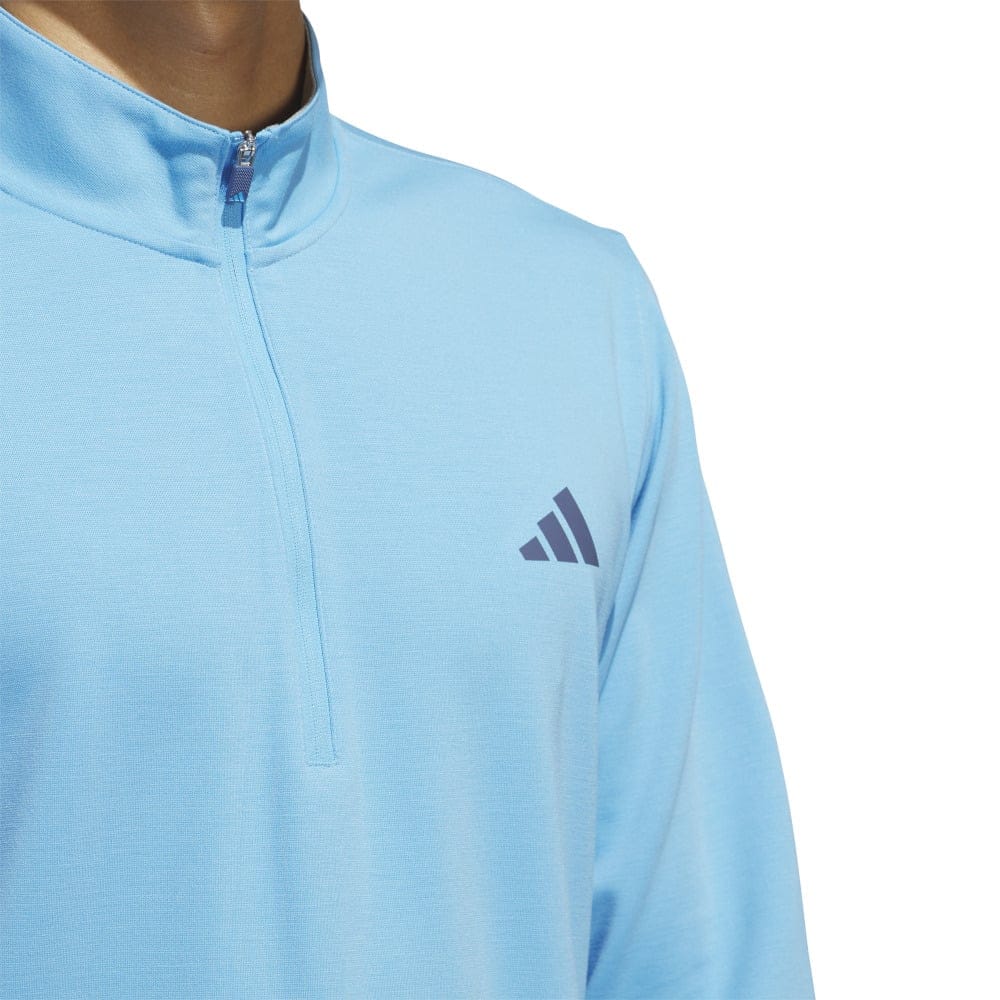 adidas Elevated 1/4 Zip Pullover - Semi Blue Burst