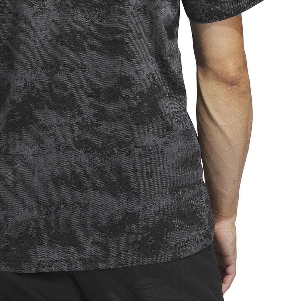 adidas Go-To Print Polo Shirt - Black