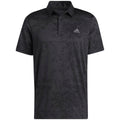adidas Jacquard Polo Shirt - Carbon/Black