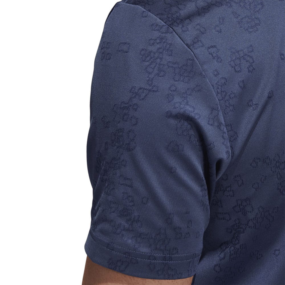 adidas Jacquard Polo Shirt - Crew Navy/Collegiate Navy