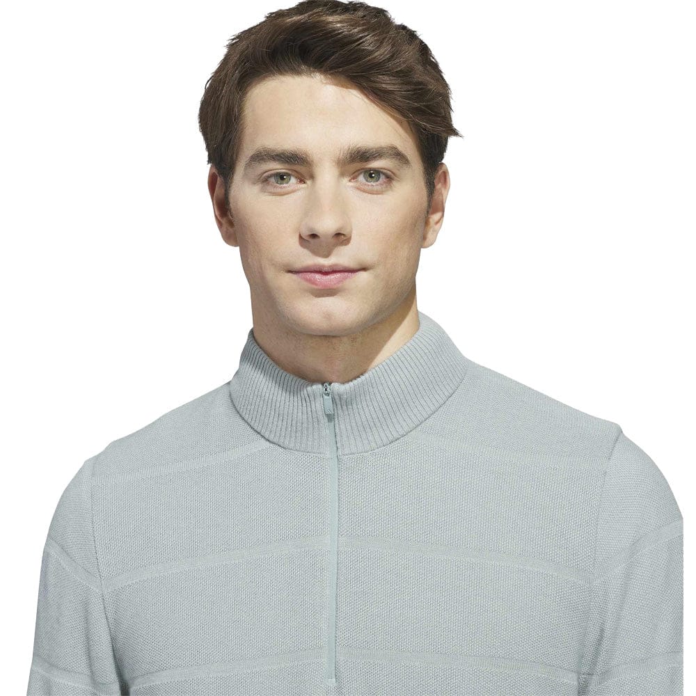 adidas Ultimate365 Tour Wind Knit Quarter-Zip - Wonder Sage