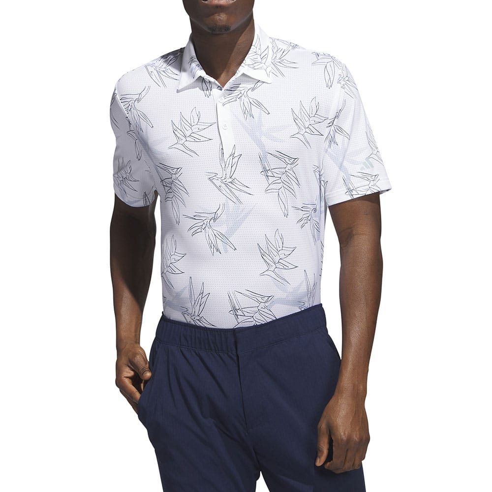 adidas Oasis Mesh Polo Shirt - White