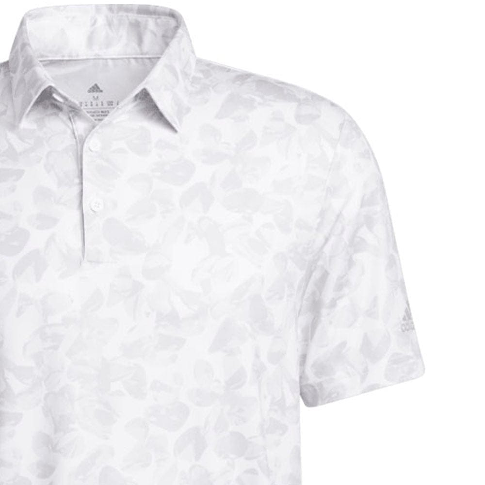 adidas Prisma Print Polo Shirt - White/Grey Two