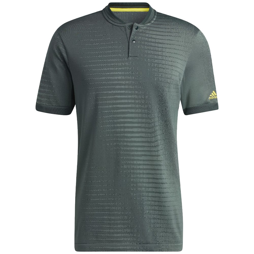adidas Statement Seamless Polo Shirt - Shadow Green/Traditional Green