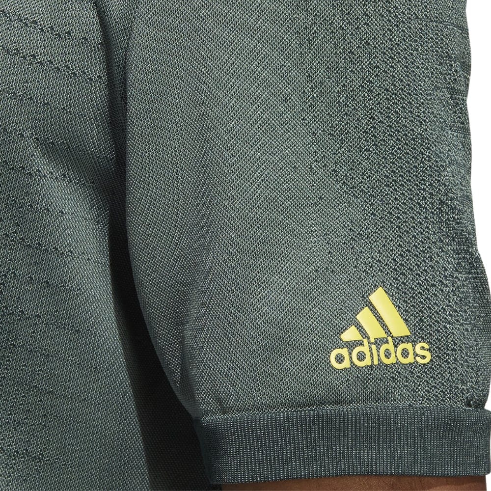 adidas Statement Seamless Polo Shirt - Shadow Green/Traditional Green