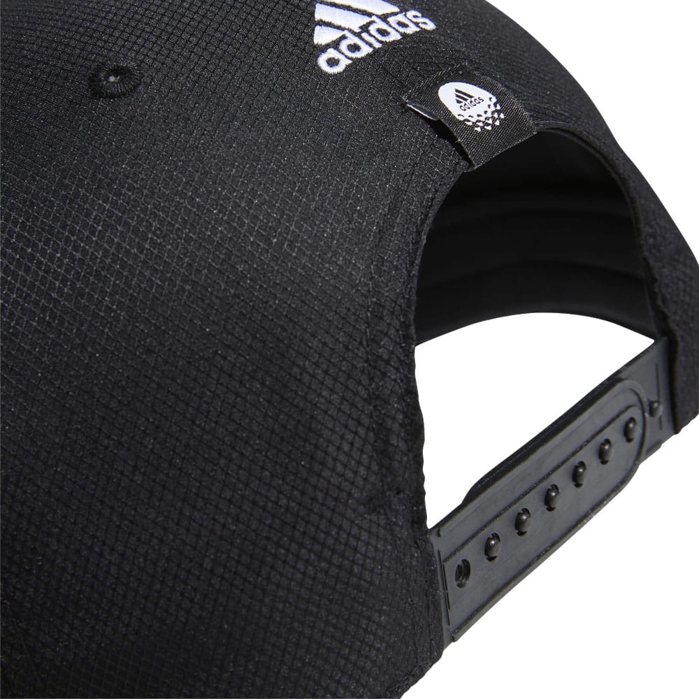 adidas Tour 3 Stripe Cap - Black/White