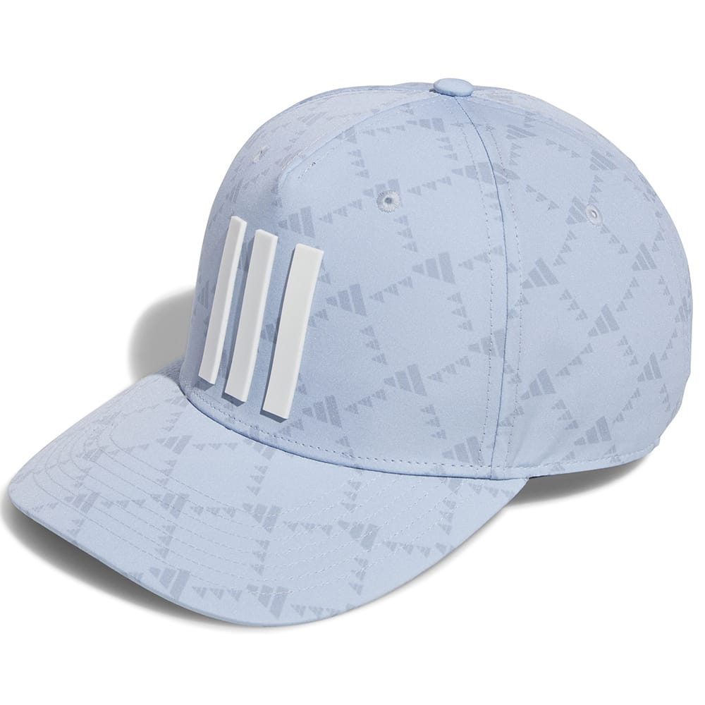 adidas Tour 3 Stripe Print Cap - Wonder Blue