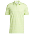 adidas Two Colour Stripe Primegreen Polo Shirt - Pulse Lime/White