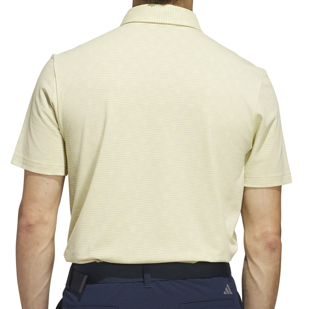 adidas Go-To Printed Polo Shirt - Powder Yellow/Wonder Silver