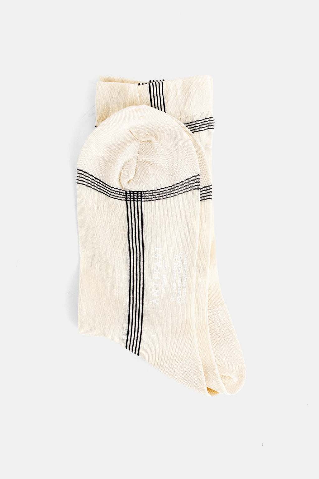 Antipast Striped Socks — Beige