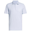 adidas Performance Textured Polo Shirt - White/Crystal Sky