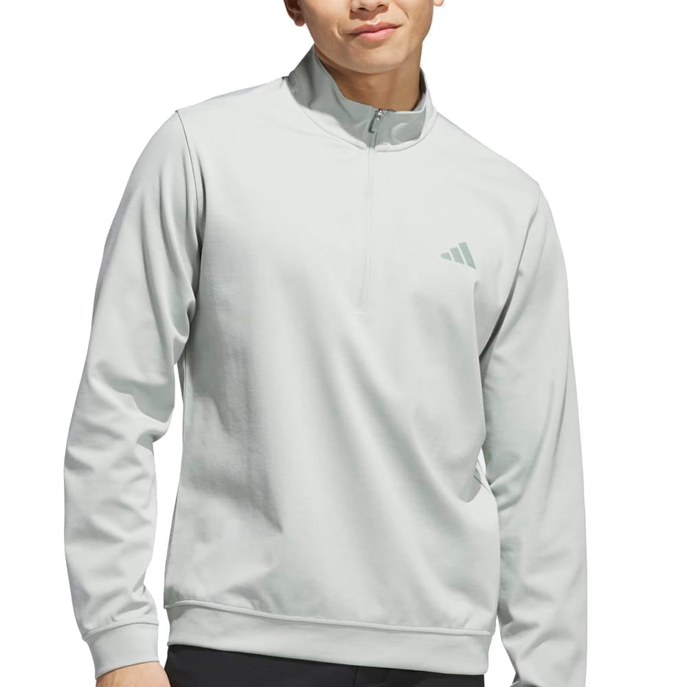 adidas Elevated 1/4 Zip LC Pullover - Wonder Silver