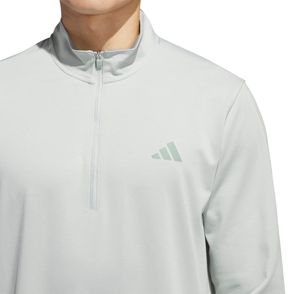 adidas Elevated 1/4 Zip LC Pullover - Wonder Silver