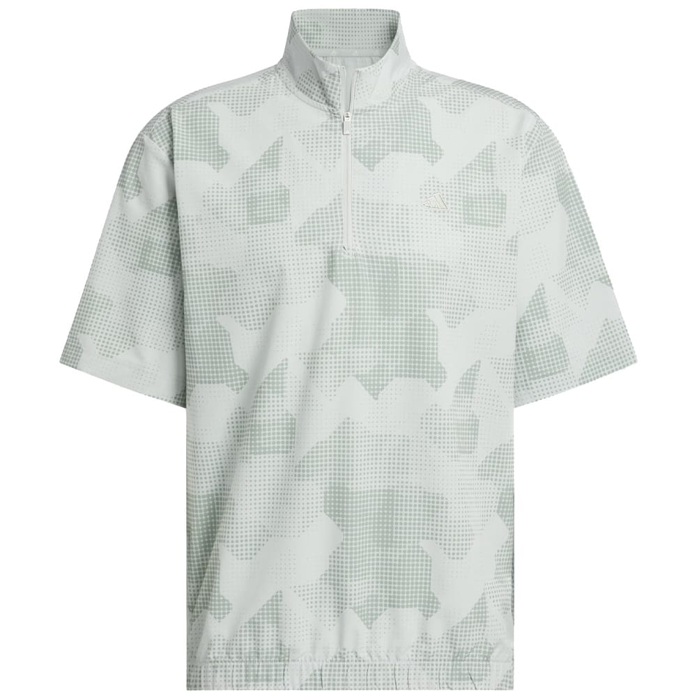 adidas Go-To DWR Short Sleeve 1/2 Zip Pullover - Wonder Silver
