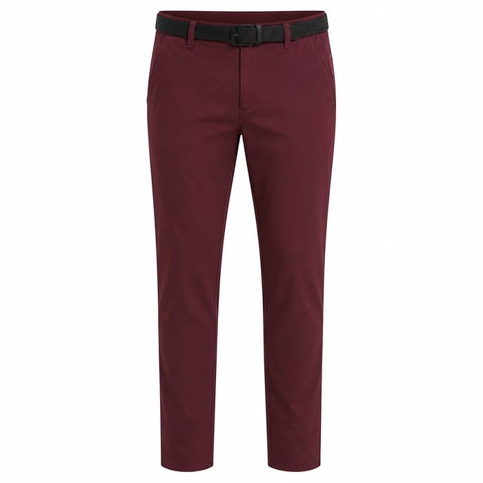 adidas Ultimate365+ Twistknit Climawarm Straight Fit Trousers - Maroon