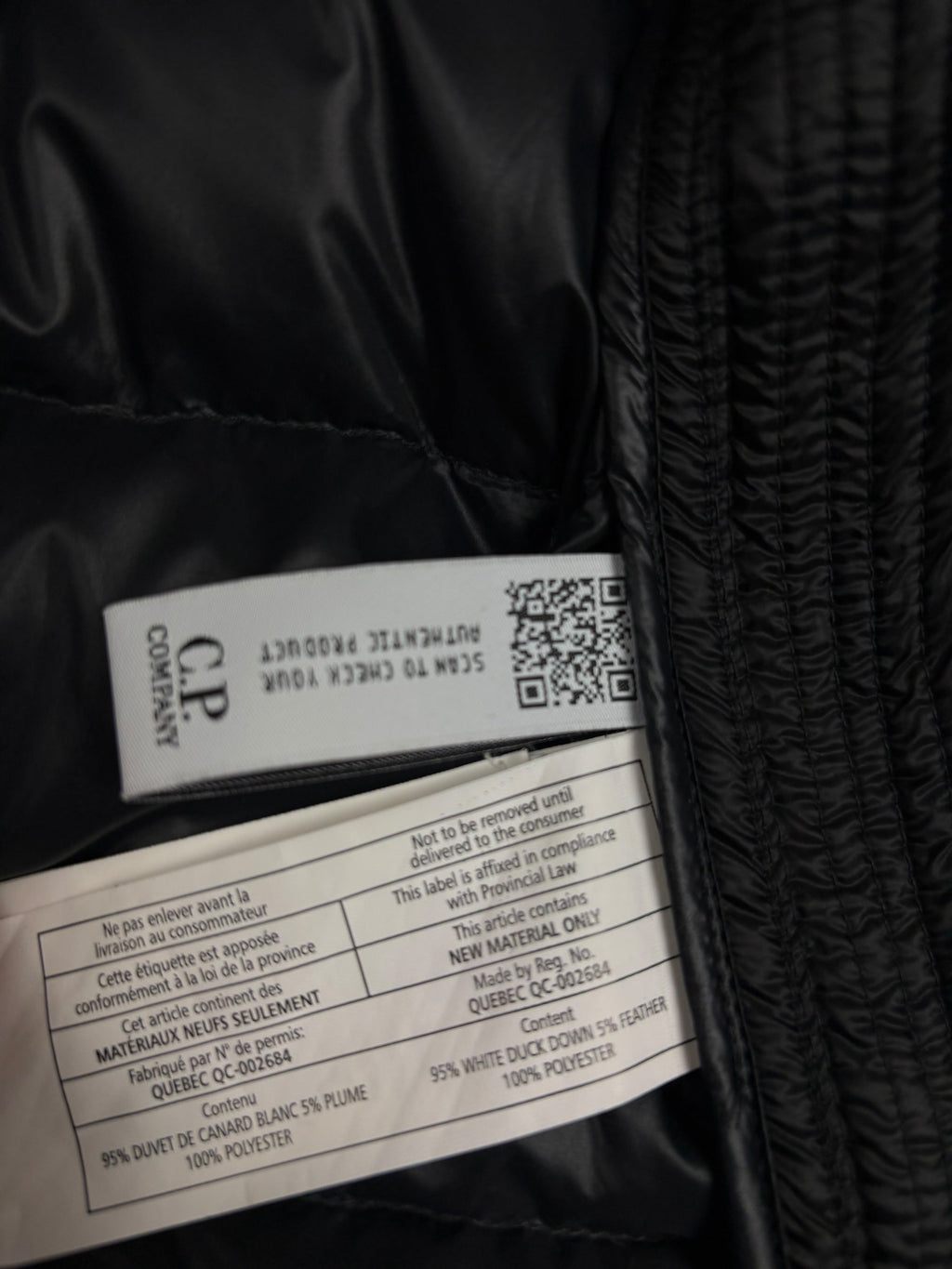 Doudoune C.P Company D.D Shell Down Jacket - Noir - Taille M