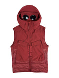 Gilet C.P Company Shell-R Goggle Jacket - Bordeaux - Taille 44