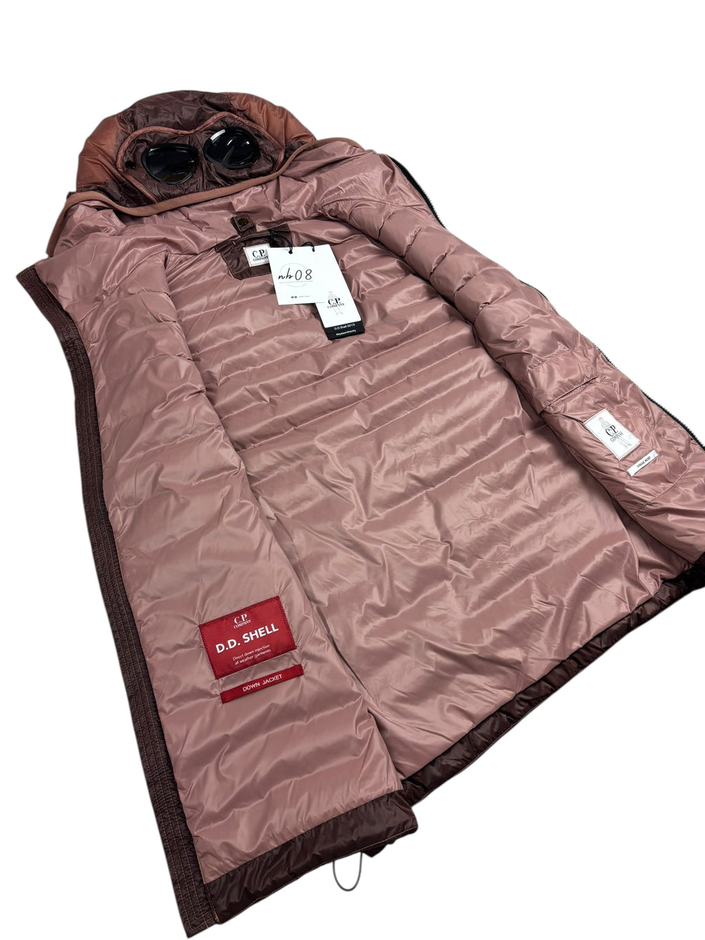 Gilet C.P Company D.D Shell Down Goggle Jacket - Rose - Taille 44 - Neuf