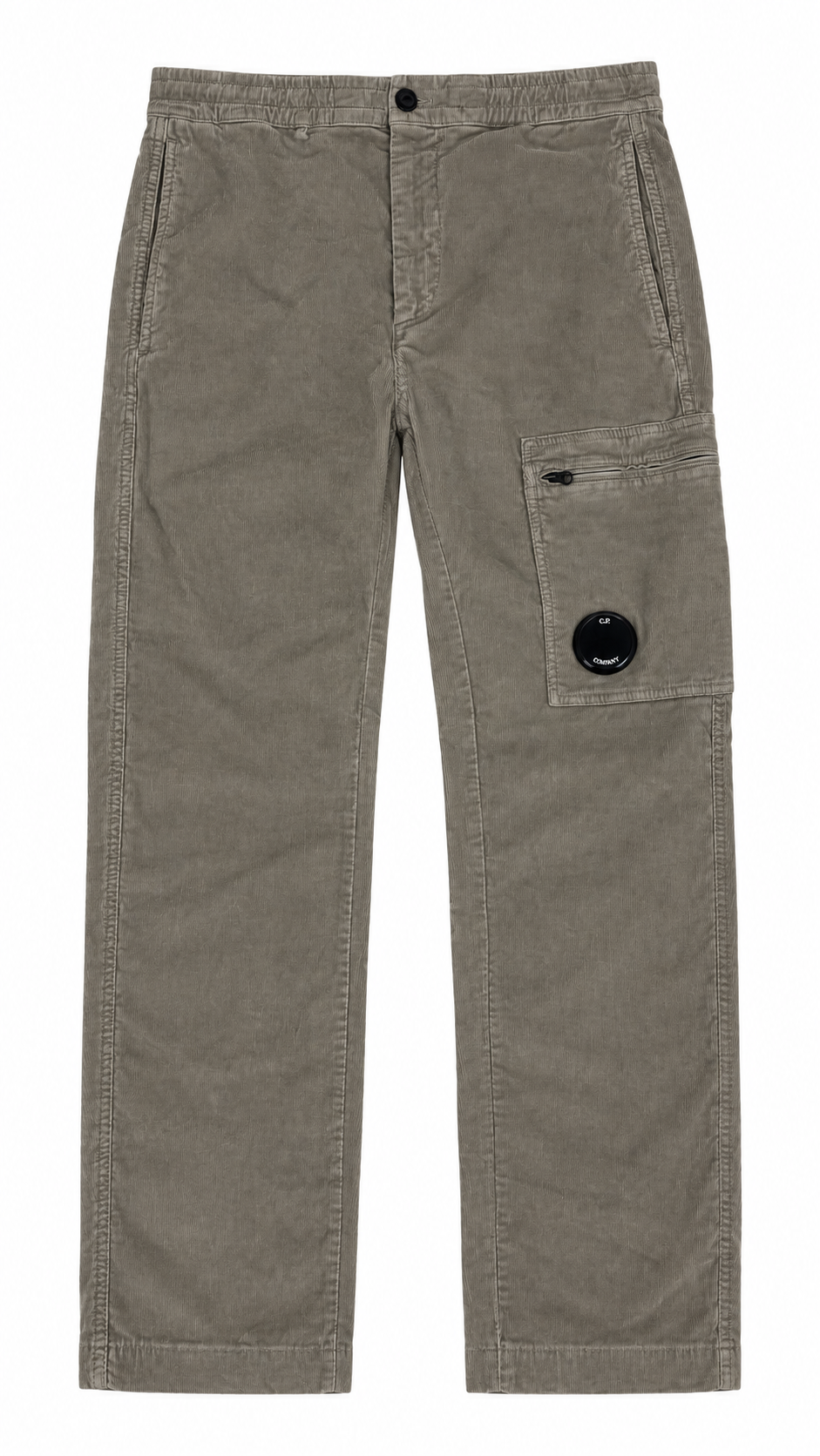 Pantalon Cargo C.P Company en Velours Côtelé - Taupe - Taille 46