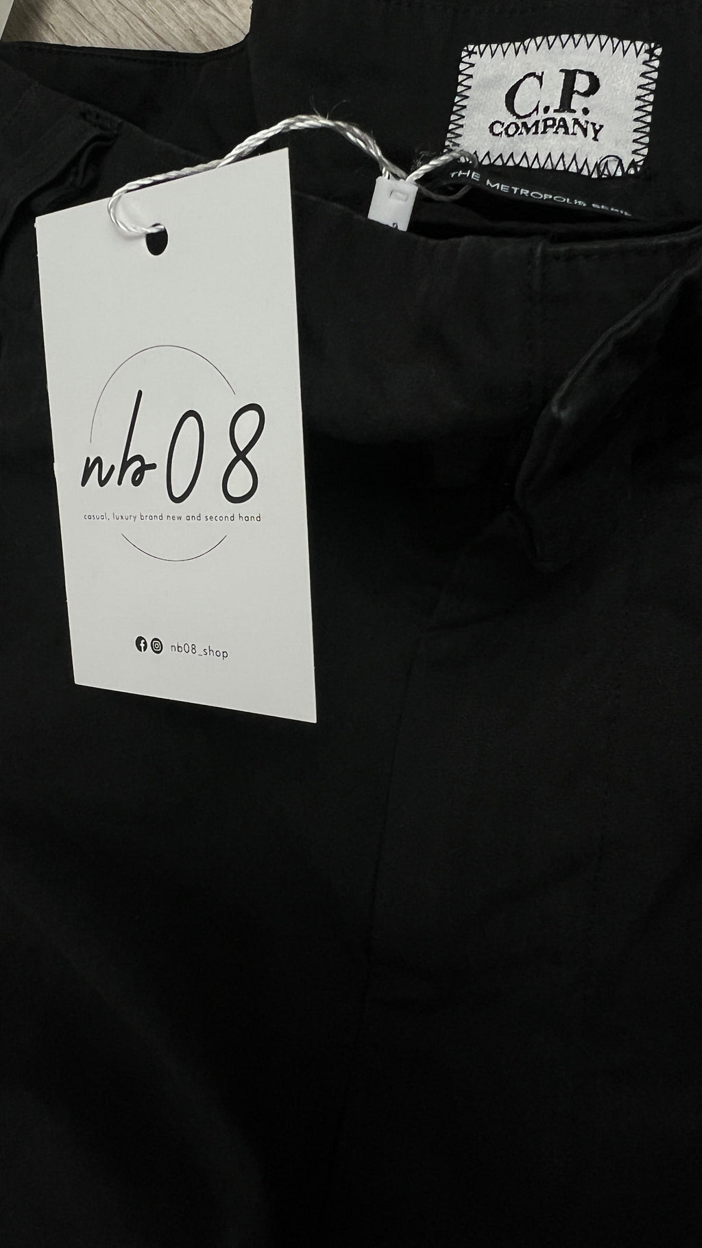 Pantalon Cargo C.P Company Loose Fit - Noir - Taille 48