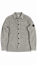 Surchemise en Velours Côtelé C.P Company - Gris - Taille L