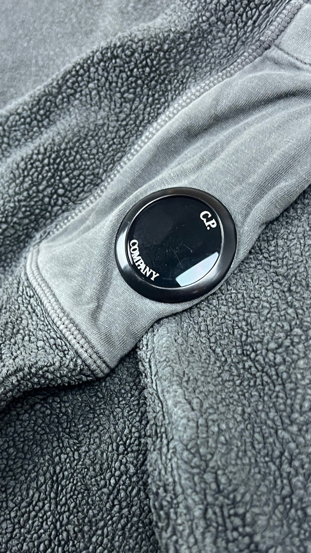 Sweat à Capuche C.P Company Sherpa - Gris - Taille M