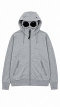Sweat Zippé à Capuche Goggle C.P Company - Gris - Taille M