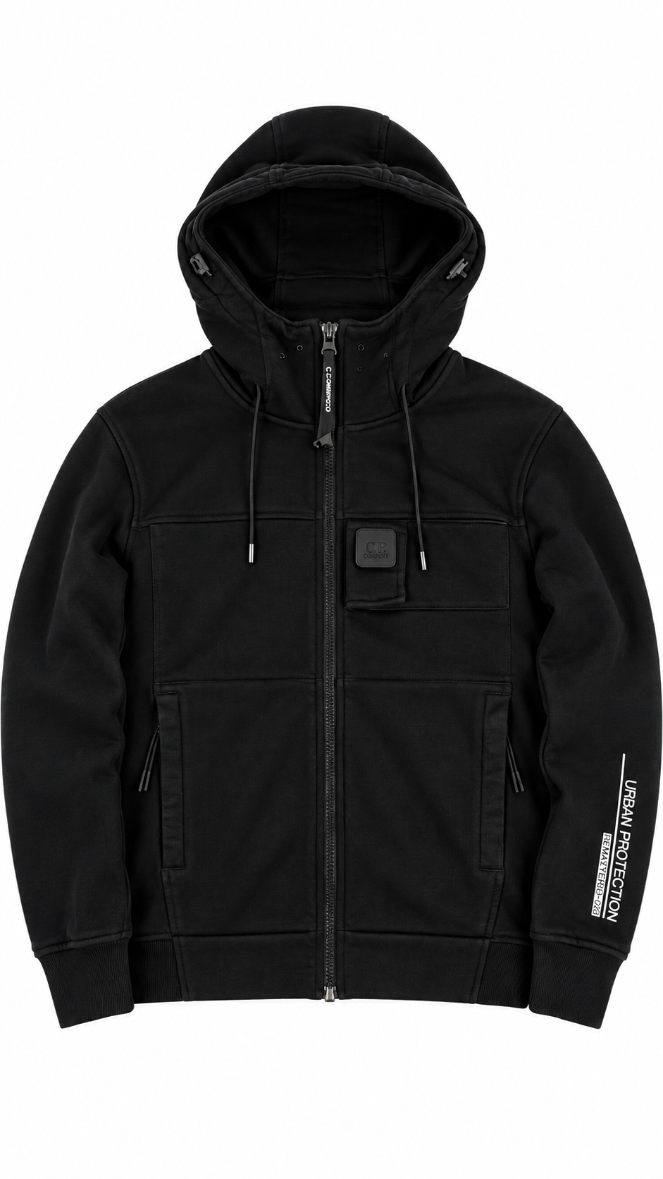 Sweat Zippé à Capuche C.P Company Urban Protection - Noir - Taille M