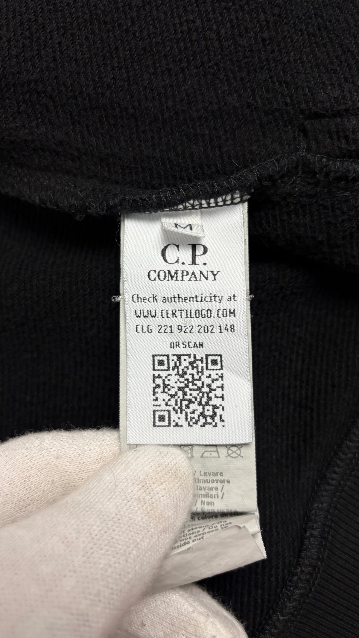 Sweat Zippé à Capuche C.P Company Urban Protection - Noir - Taille M