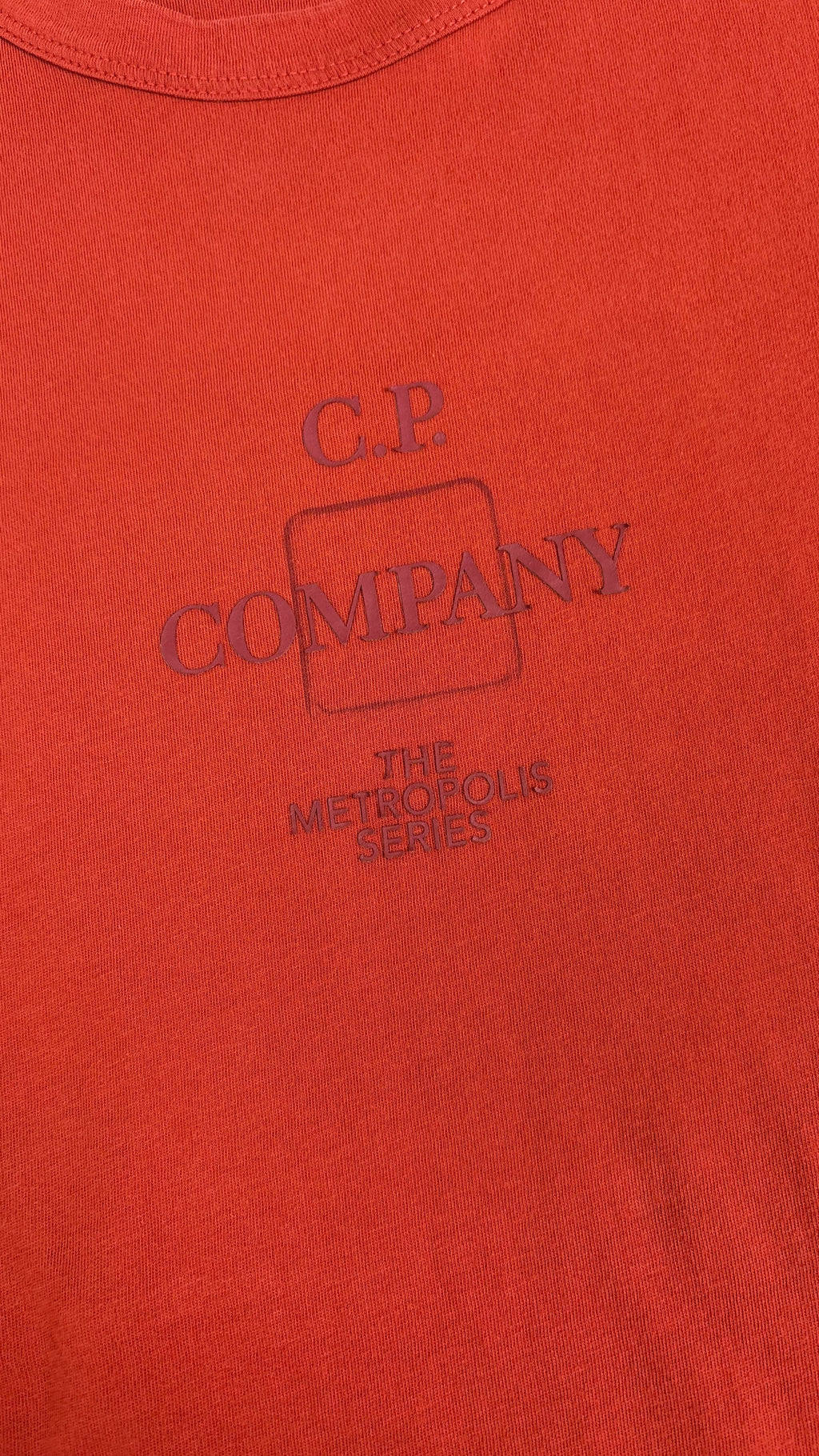 Tee-shirt C.P Company Metropolis Series - Rouille - Taille S