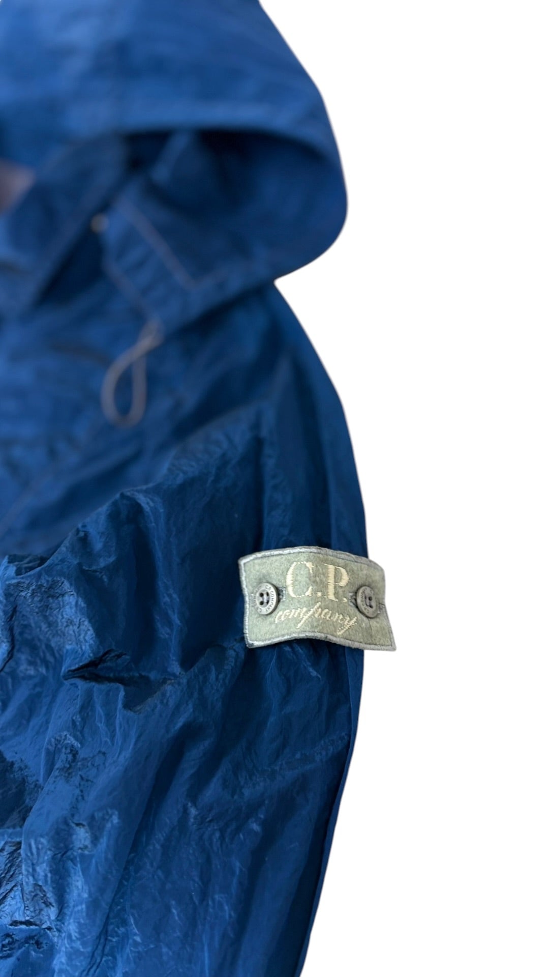 Trench C.P Company Nylon Métal Vintage - Bleu - Taille 14 Ans