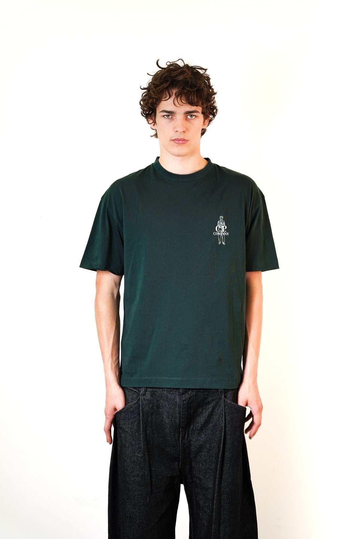 [C.P. Company] 30/1 Jersey Comfort Logo T-Shirt