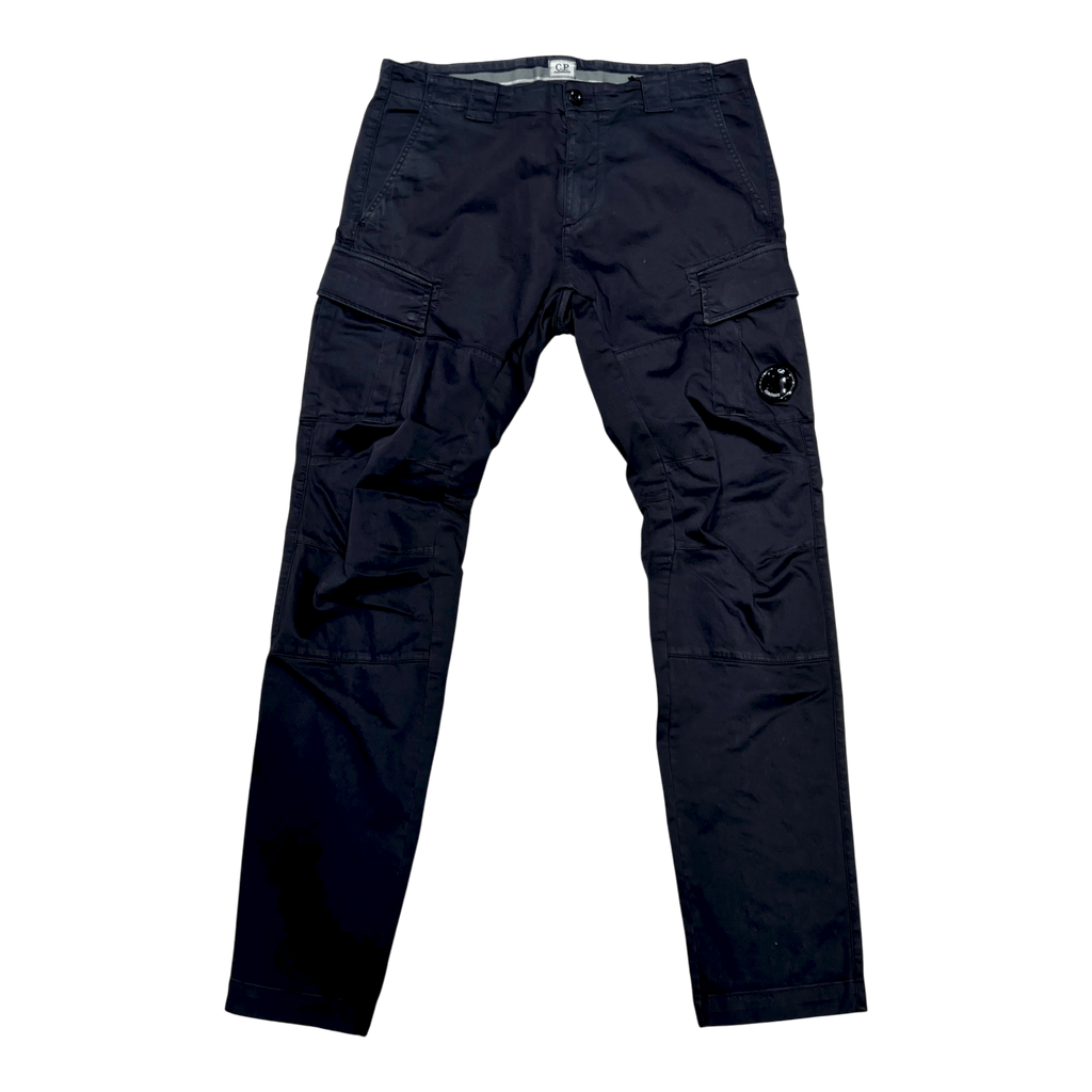 C.P. Company Cargo Pant – Satin Stretch Lens Cargo, navy