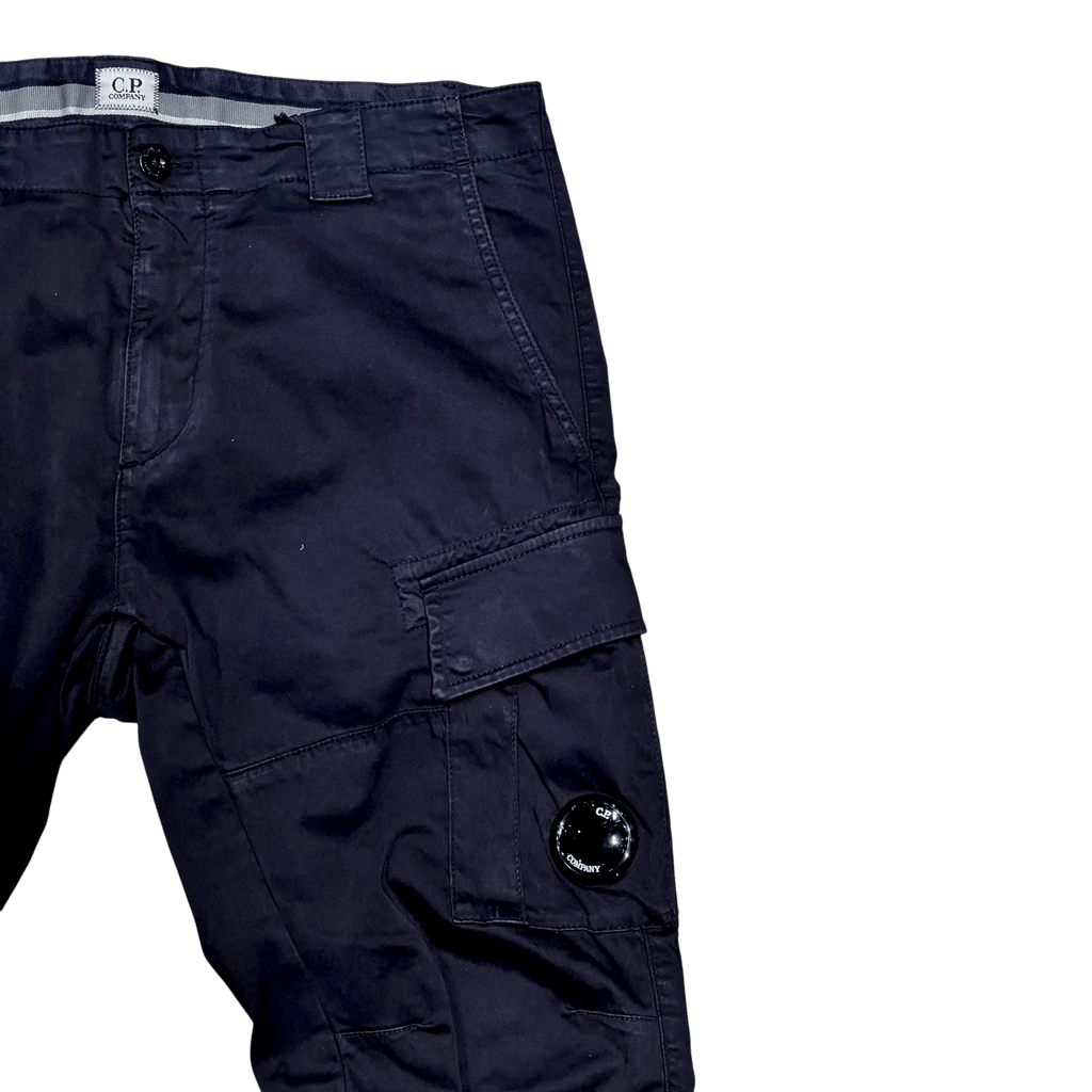 C.P. Company Cargo Pant – Satin Stretch Lens Cargo, navy