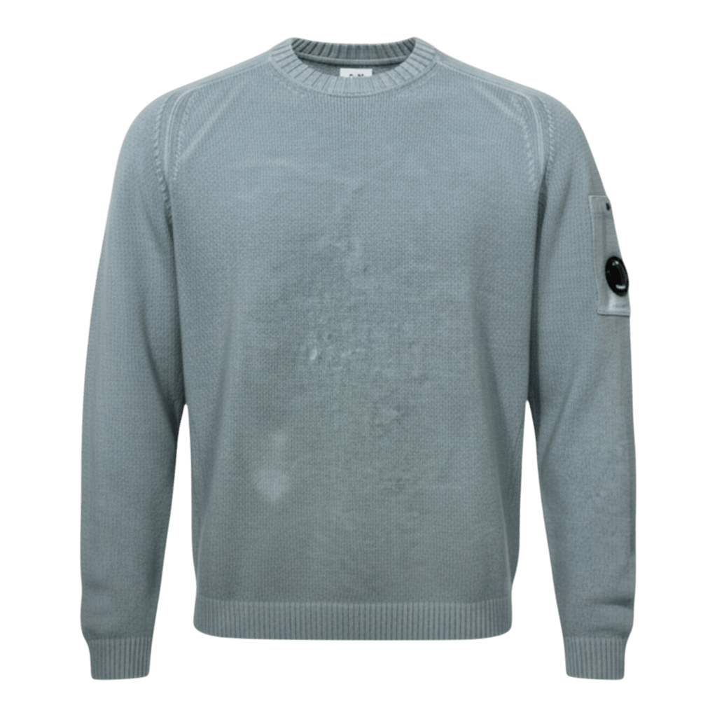 C.P. Company Cotton Chenille Crew Neck – Pulli, mint