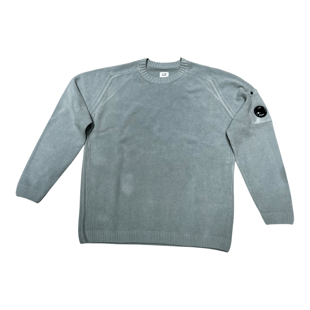 C.P. Company Cotton Chenille Crew Neck – Pulli, mint