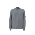 C.P. Company Cotton Crepe Half Zip – Gunmetal grau