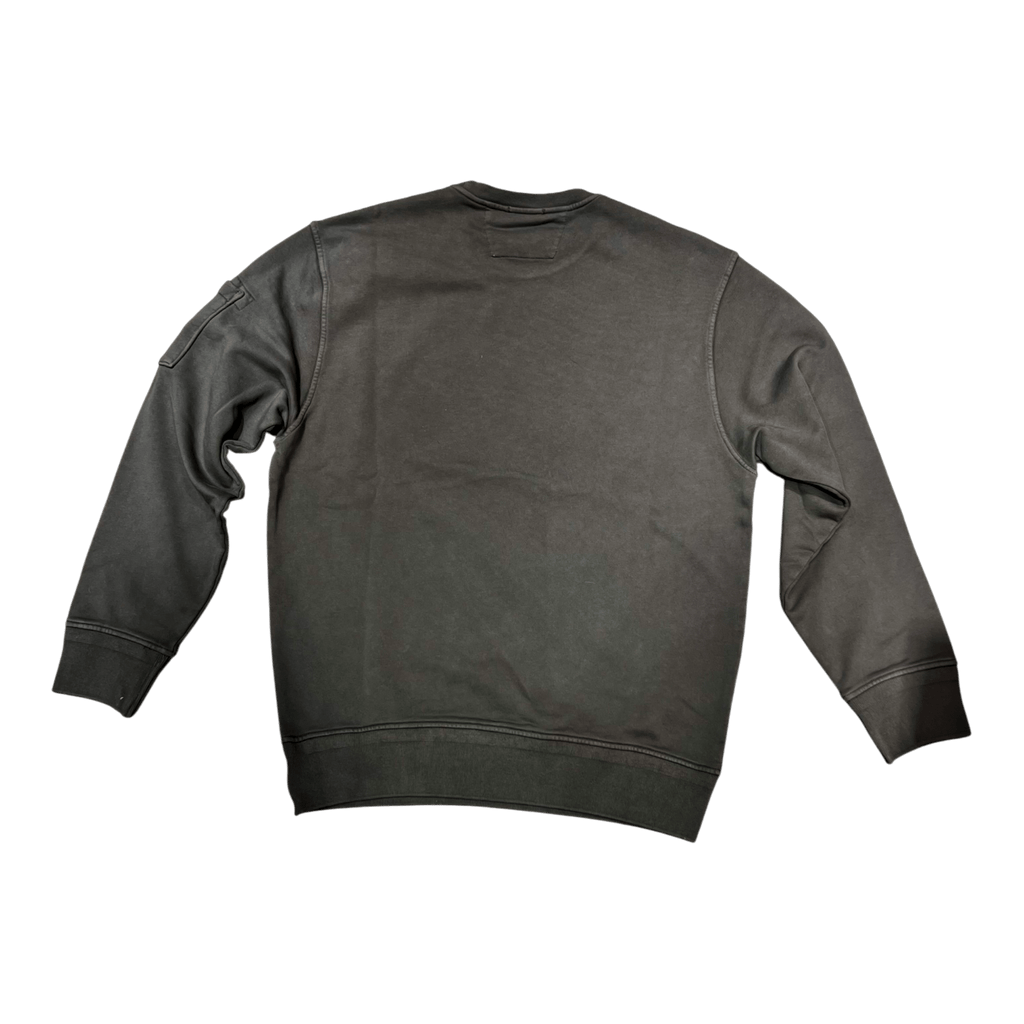 C.P. Company Diagonal Crew Neck – Dyed Sweat, grau