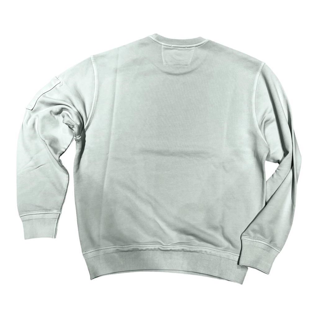 C.P. Company Diagonal Crew Neck Resist Dyed Sweat, mint