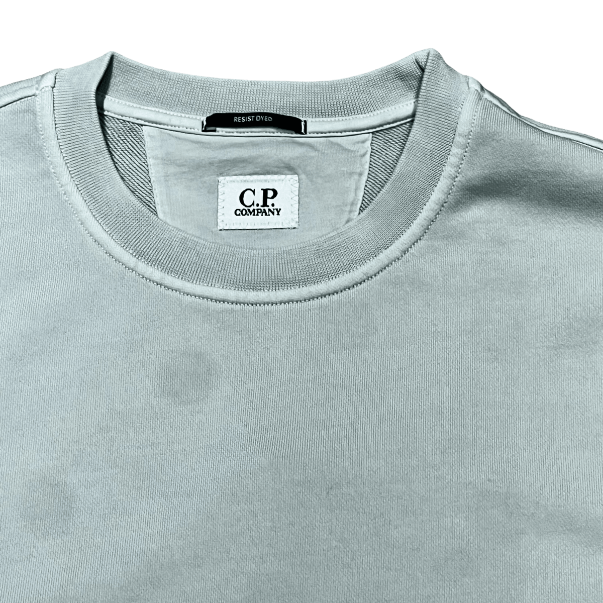 C.P. Company Diagonal Crew Neck Resist Dyed Sweat, mint